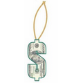 Dollar Sign $100 Ornament w/ Clear Mirrored Back (4 Square Inch)